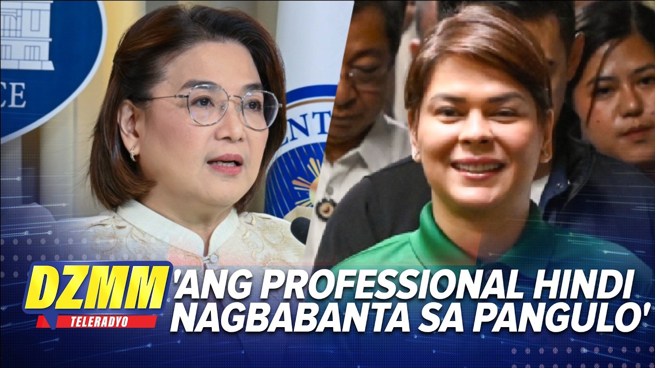 Castro rips VP Duterte: 'Kung professional ka, wala sigurong impeach trial&rsquo; | DZMM TeleRadyo