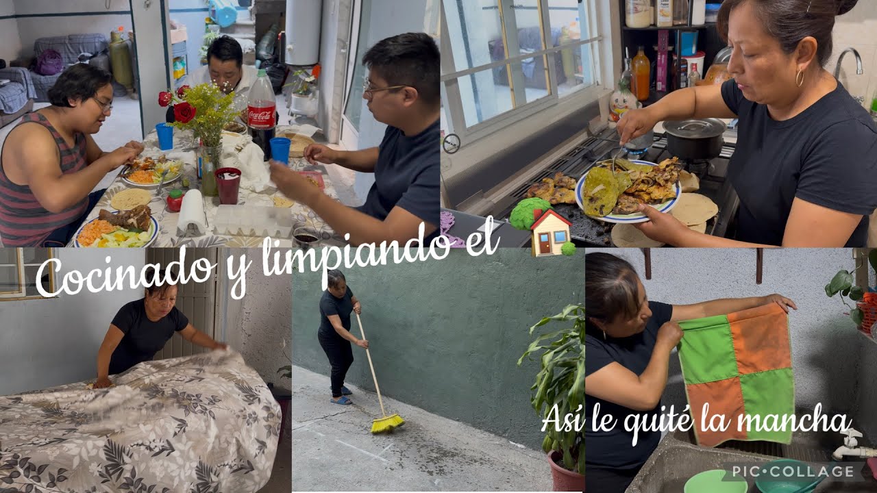 Así inició mi día 💪descansando del trabajo pero la casa hay mucho por hacer .