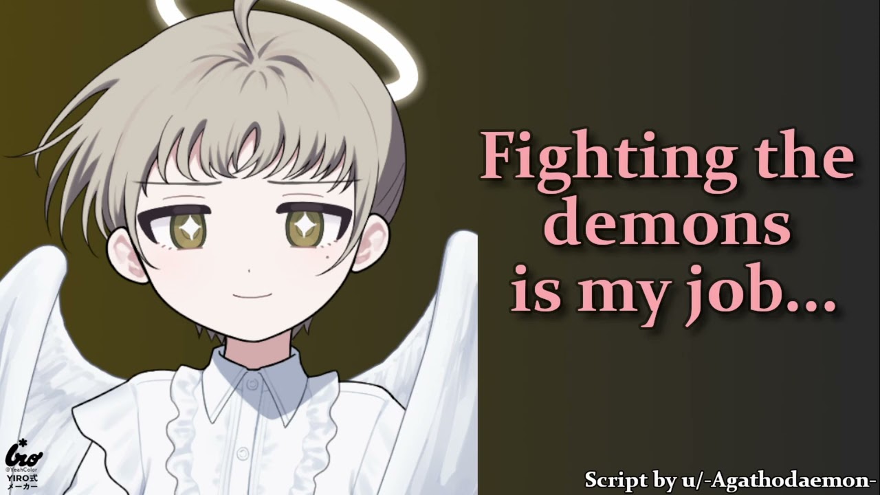 [ASMR/RP] Angel Mistakes You For A Bunch Of Demons And Stays For The Night [M4A]