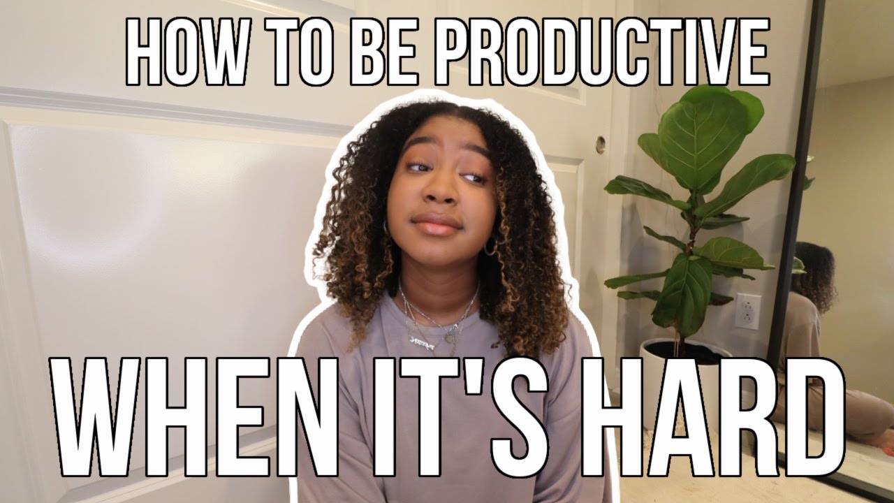 How to be Productive WHEN IT'S HARD! | Online School Edition