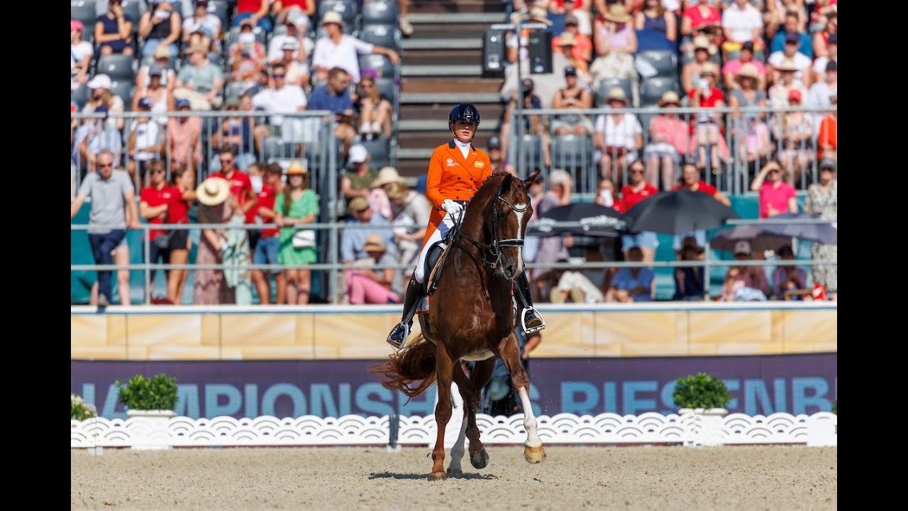 Marlies van Baalen & Habibi DVB Grand Prix Freestyle FEI Dressage EC Riesenbeck 2023