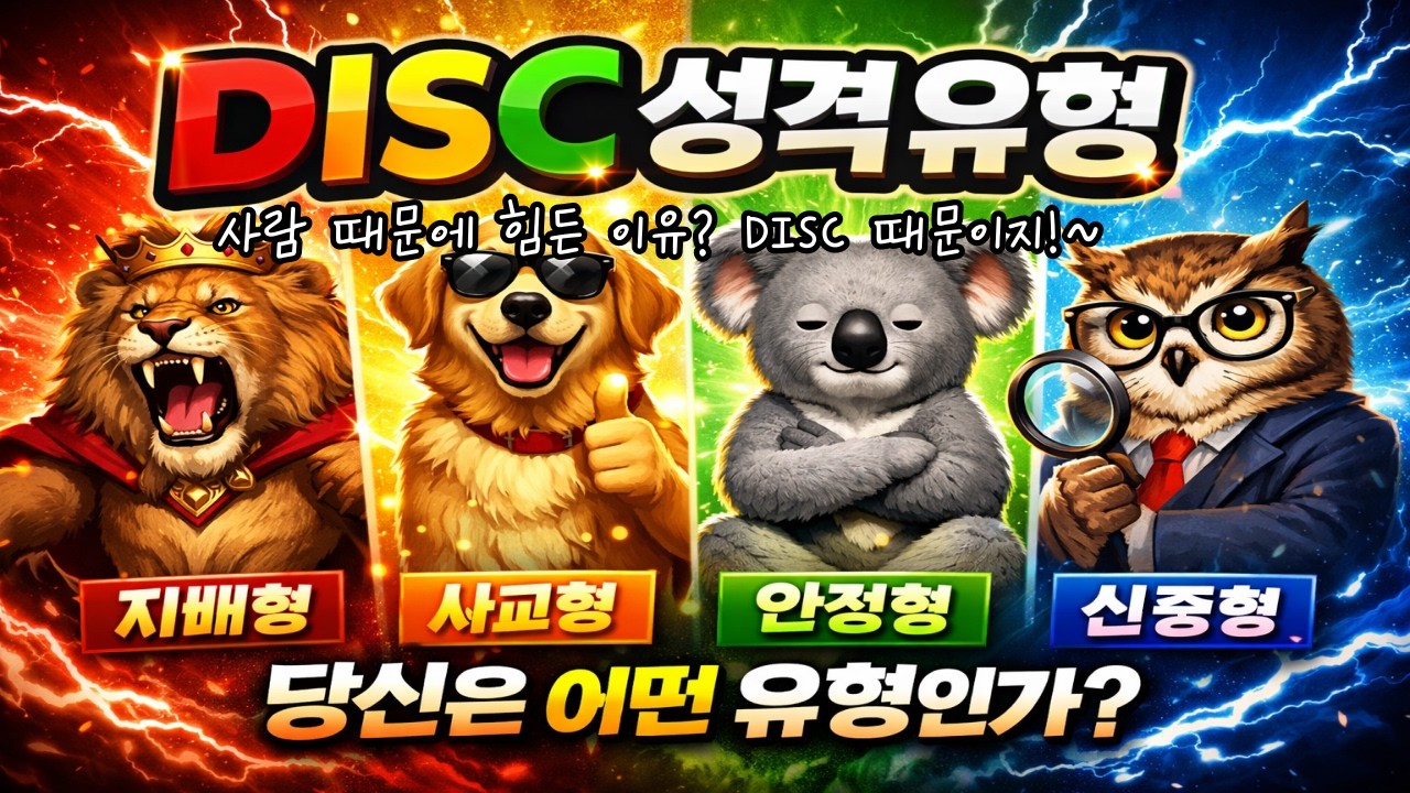 리더, 영업, 조직에서 꼭 알아야 할 DISC 유형