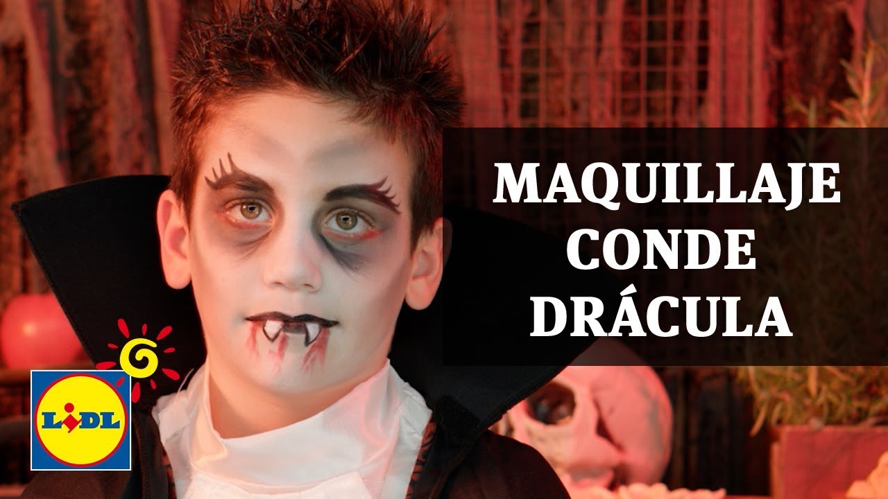 Maquillaje Conde Drácula 🧛‍♀️ 🧛‍♂️ | Maquillaje para Halloween | Lidl España