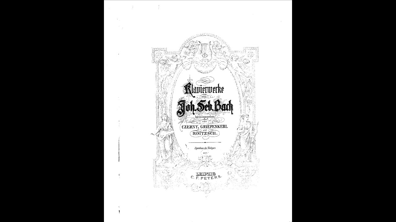 J. S. Bach: Fugue c minor BWV 906 completed by Thomas Uhlmann (the unfinished part with sheet music)