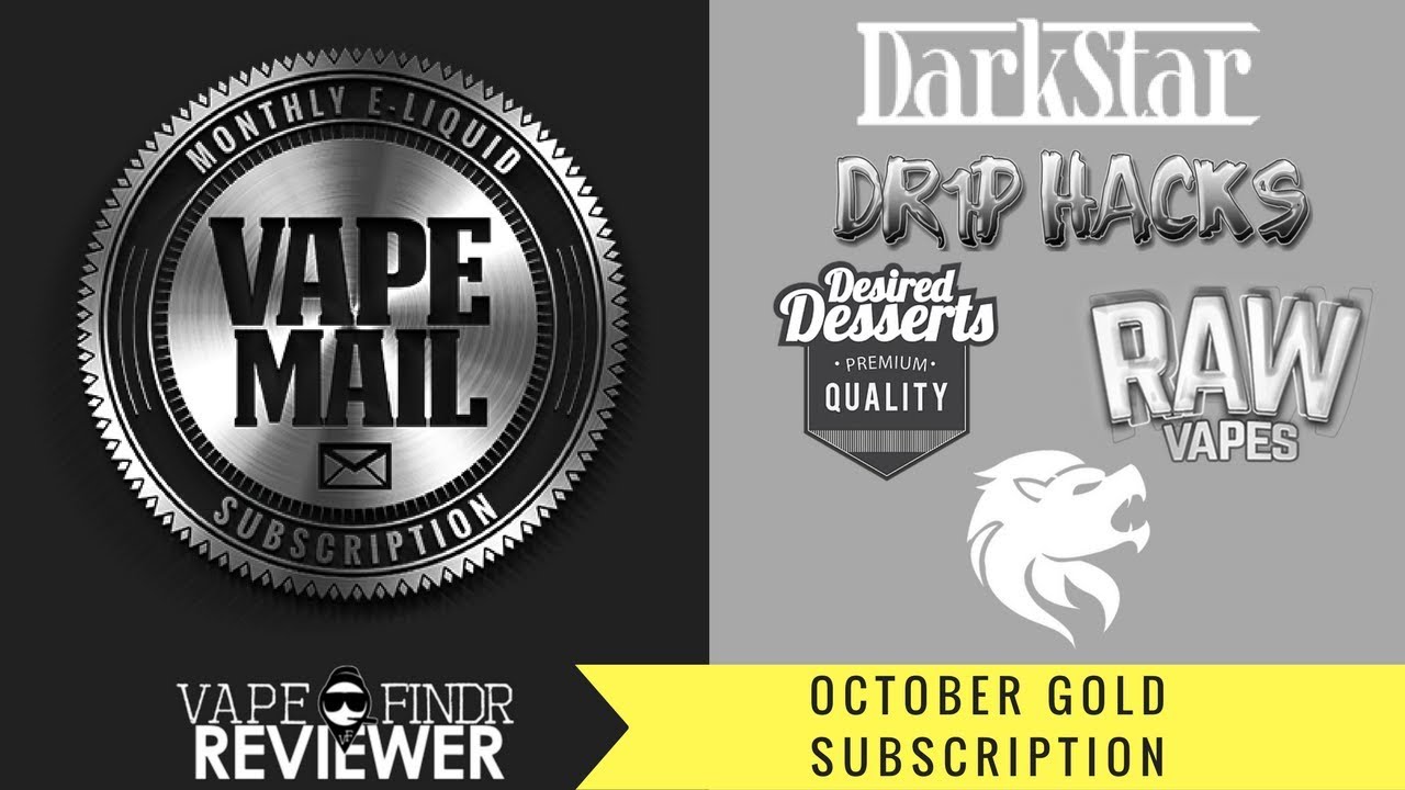 Vape-Mail - October Gold Subscription