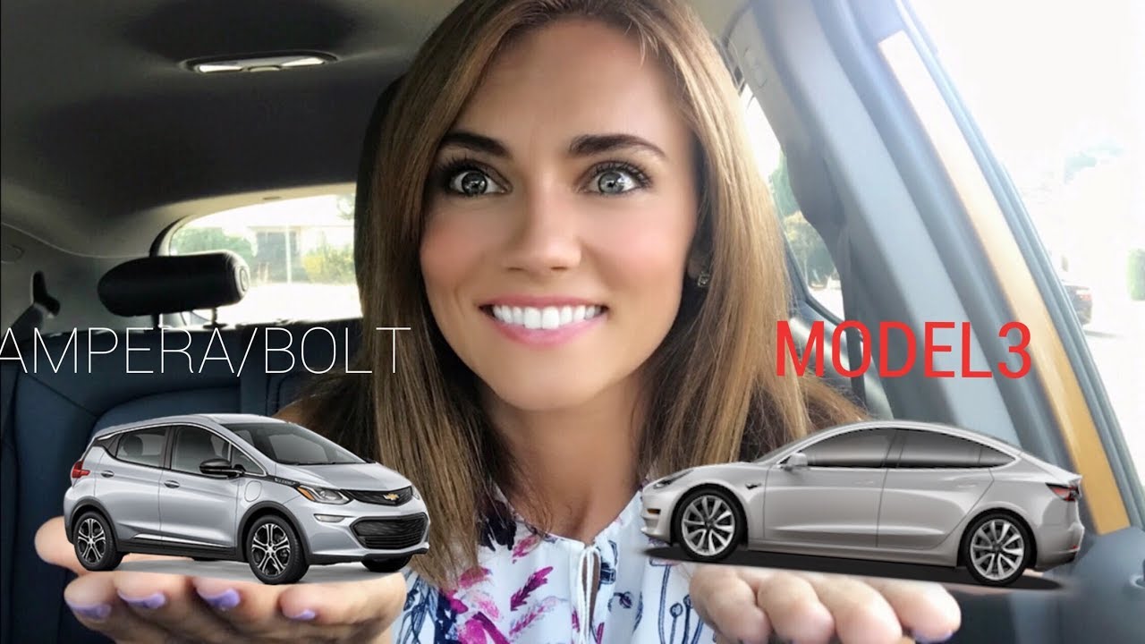 ⭕️ TESLA MODEL 3 или OPEL AMPERA E / CHEVROLET BOLT? │Обзор с ветерком ⭕️