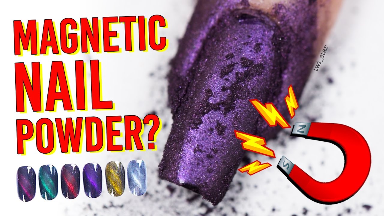 Testing Magnetic Nail Art Powder - Does it work???