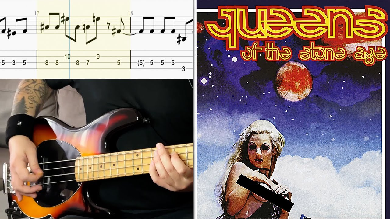 Queens Of The Stone Age – If Only BASS COVER with TABS