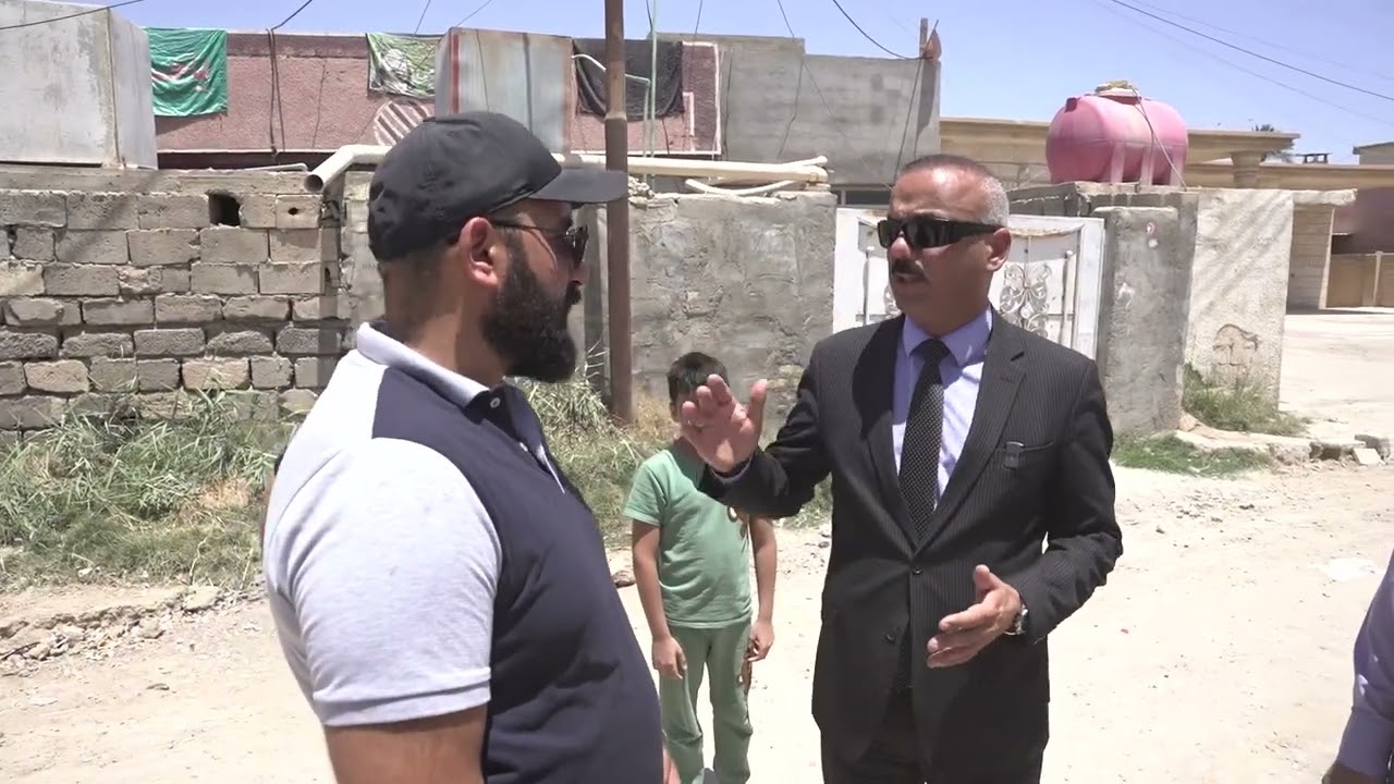 متابعة مشروع تبليط شوارع قرية عباس العناد وازالة التجاوزات #حيدر_موحان_الفياض قائممقام الراشدية