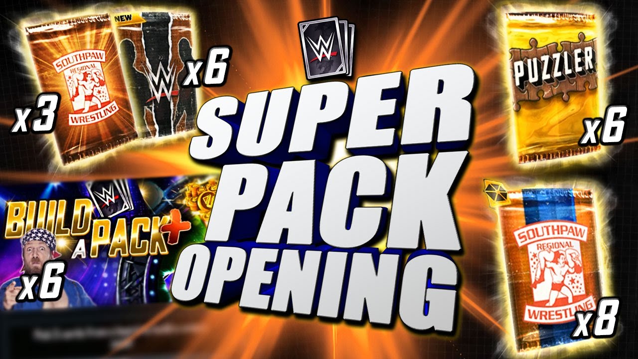 SUPER PACK OPENING!! Build a Pack+, Puzzler, Episodes, Alter Ego & more... | WWE SuperCard