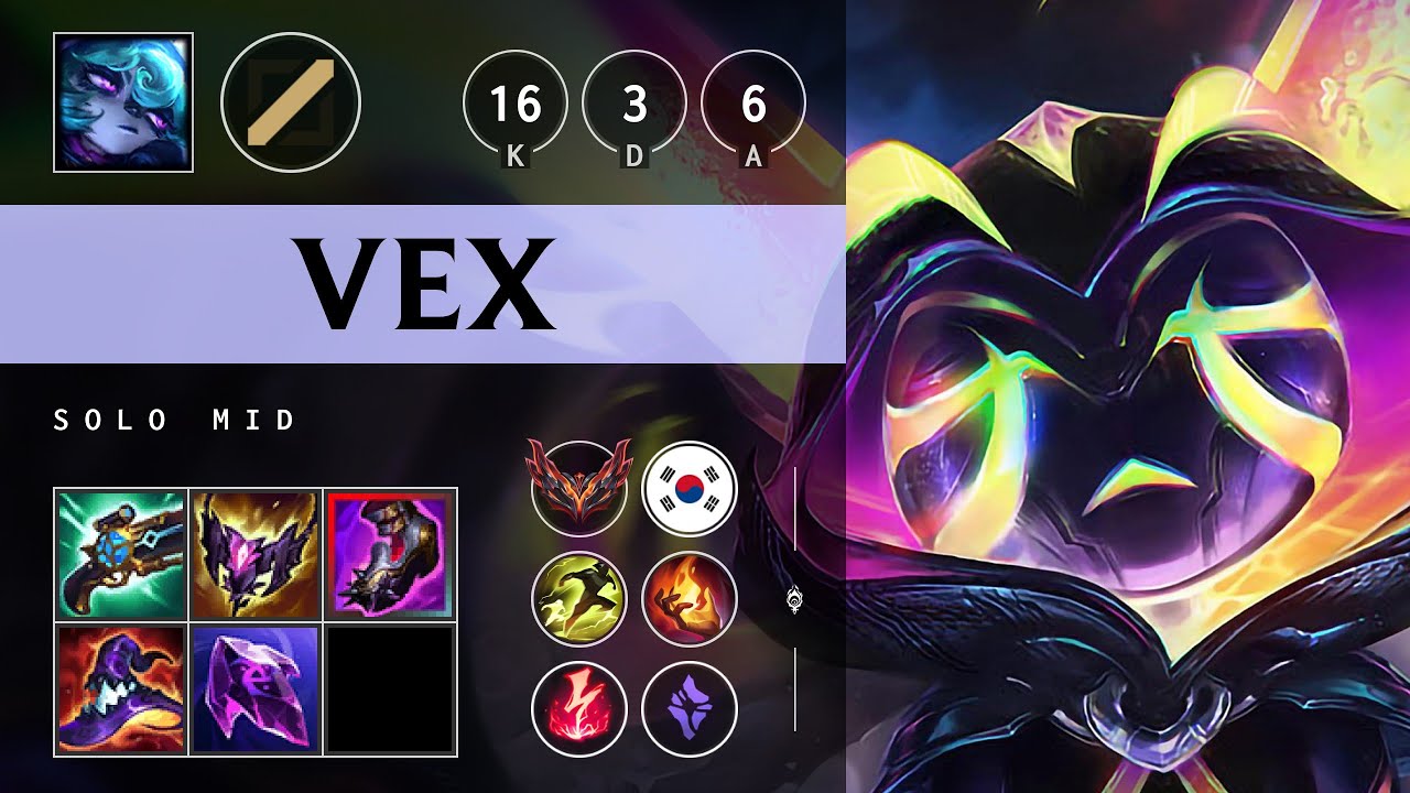 Vex Mid vs Riven - KR Grandmaster Patch 25.10