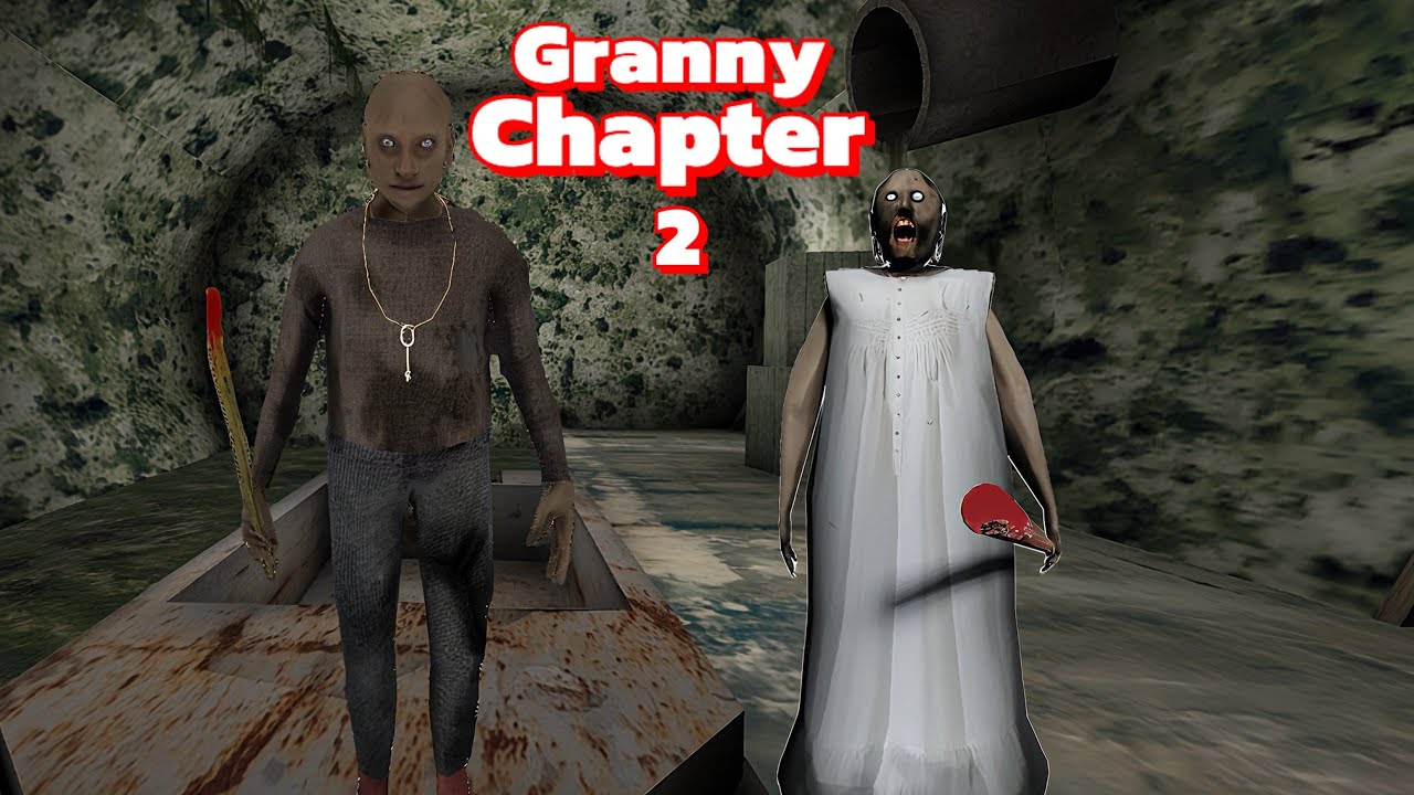 Granny Chapter Two 🚤 BOAT ESCAPE | Most Dangerous Escape Ever 😱#granny #horror #gaming 