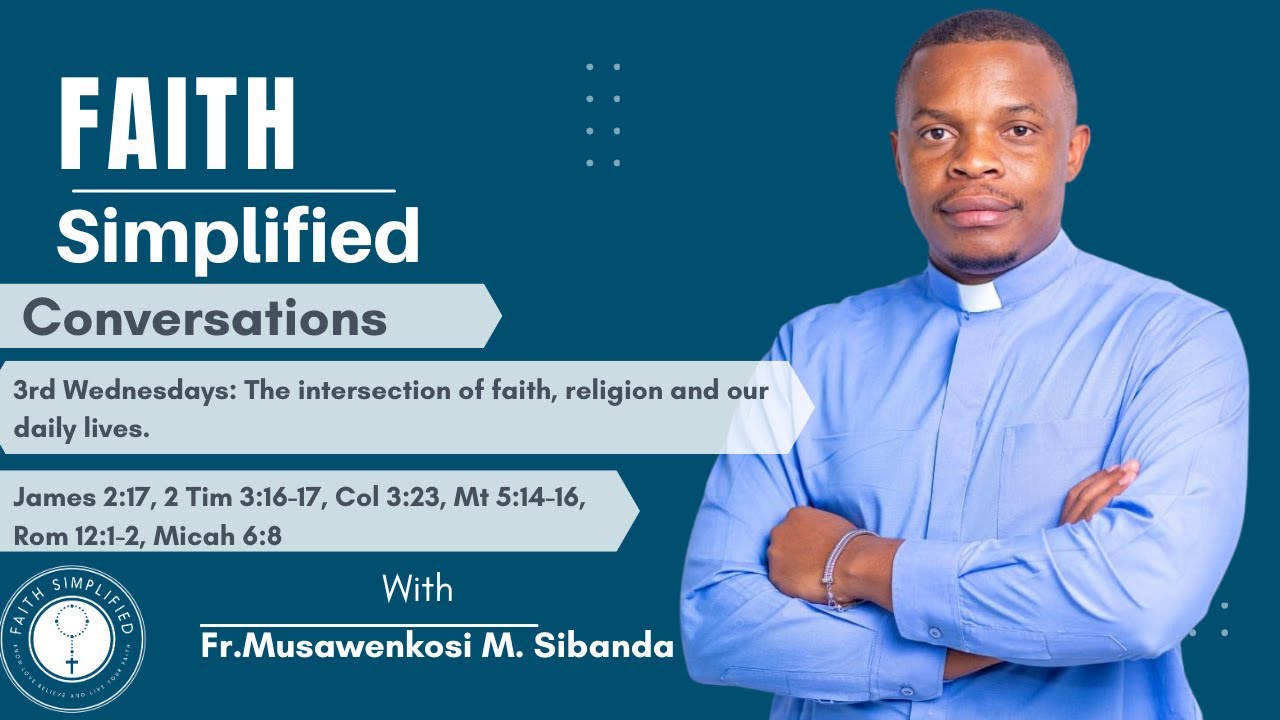 3rd Wednesdays  The intercection of faith, religion and our daily lives