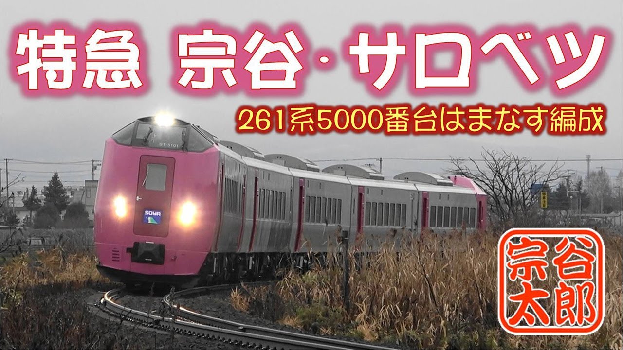 【はまなす編成】特急宗谷・特急サロベツ（キハ261系5000番台）2020年11月