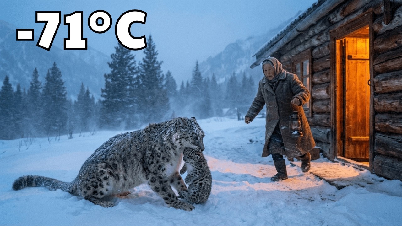 She Opened the Door in a Blizzard… and a Snow Leopard Begged for Help