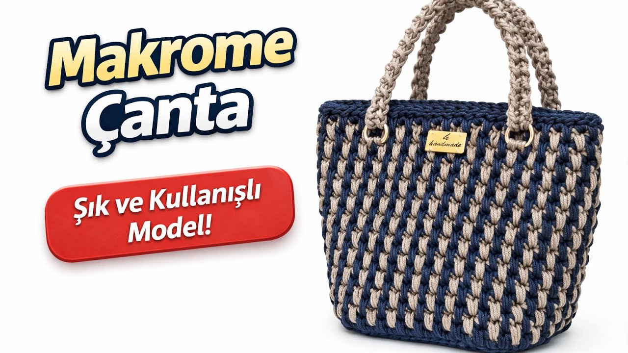 Bu Makrome Çanta Modeli Çok Soruluyor! | Adım Adım Yapımı✅