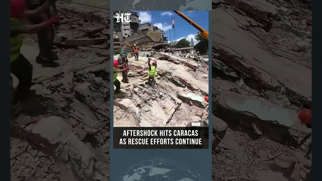 Venezuela Earthquake Aftershock Hits Caracas, Recovery Efforts Continue | #shorts