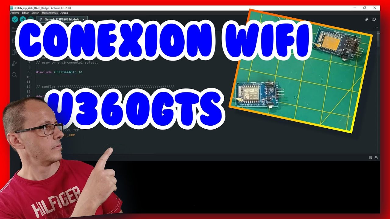 Antena tracker u360gts - Conexion WIFI con modulos ESP8266 #configurar #arduino #tutorial #español