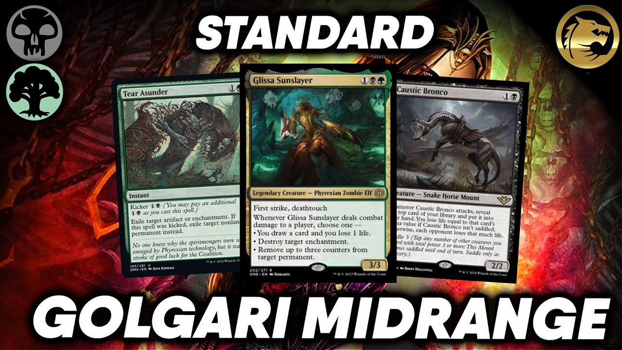 💀🌳 GOLGARI BRONCO! Golgari Midrange | MTG Arena Standard Deck