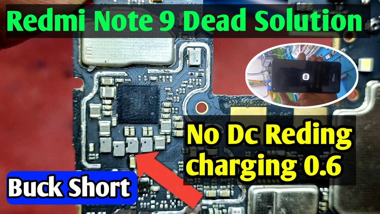 ✅Redmi Note 9 Dead Solution | ✅LDO Buck Line Full Short Tressing ||