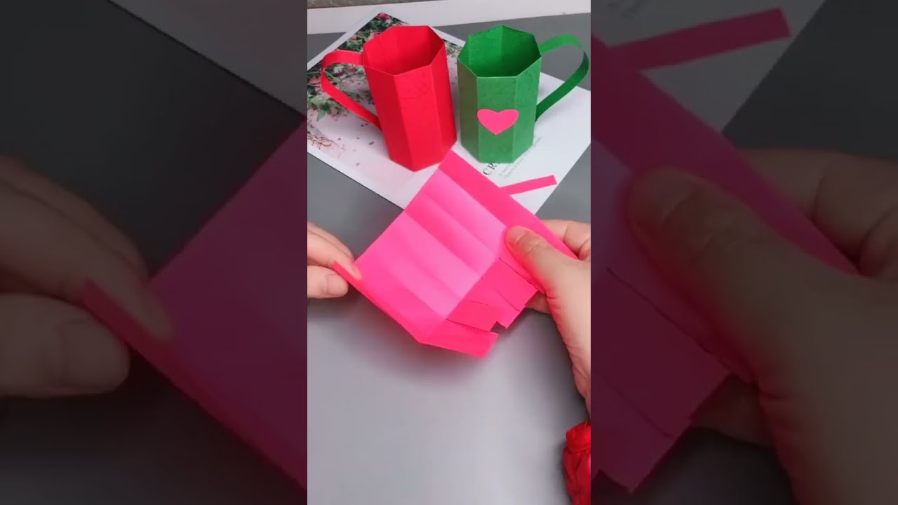 diy tasse en papier facile