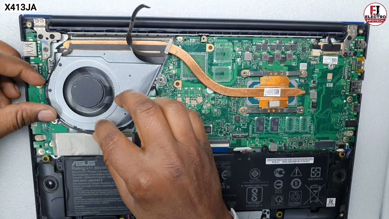 How to Replace Fan Asus X413JA / Disassembly And Assembly