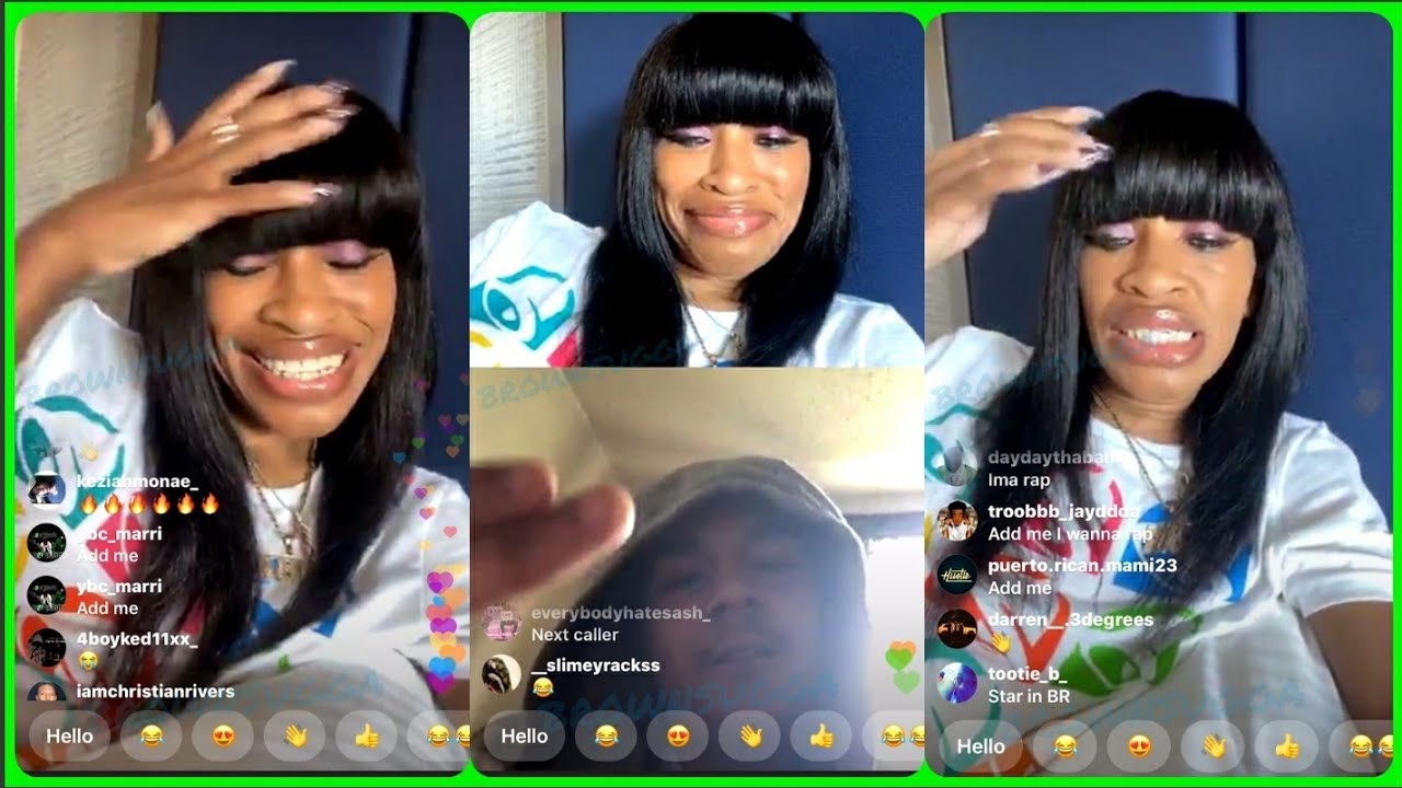 NBA YB Mom Sherhonda LIVE Fans Telling Her She Did Good On YB Song