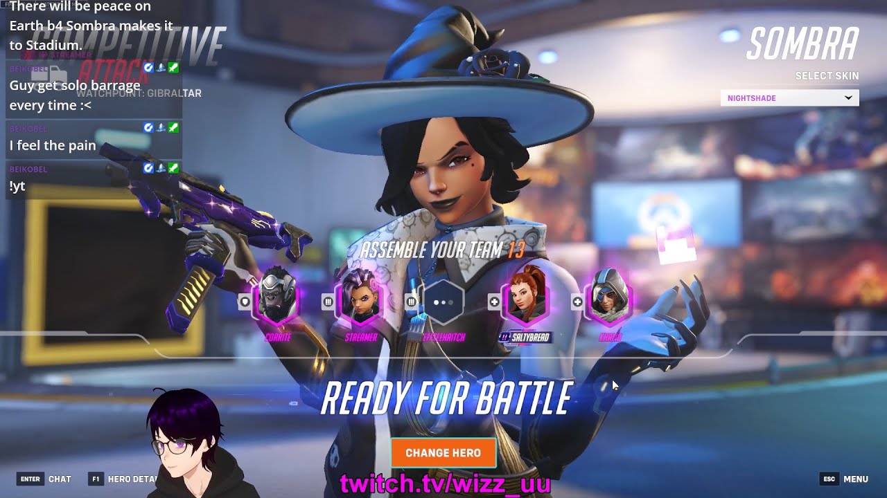 SOMBRA ONE TRICK! SombraWizard SOMBRA OVERWATCH 2 TOP 500 GAMEPLAY