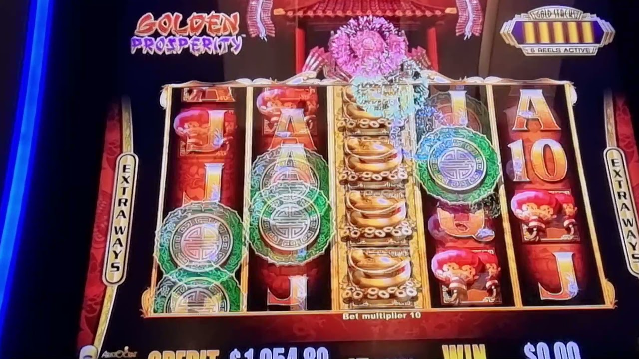 MAX BET GOLDEN PROSPERITY LINE HIT'S