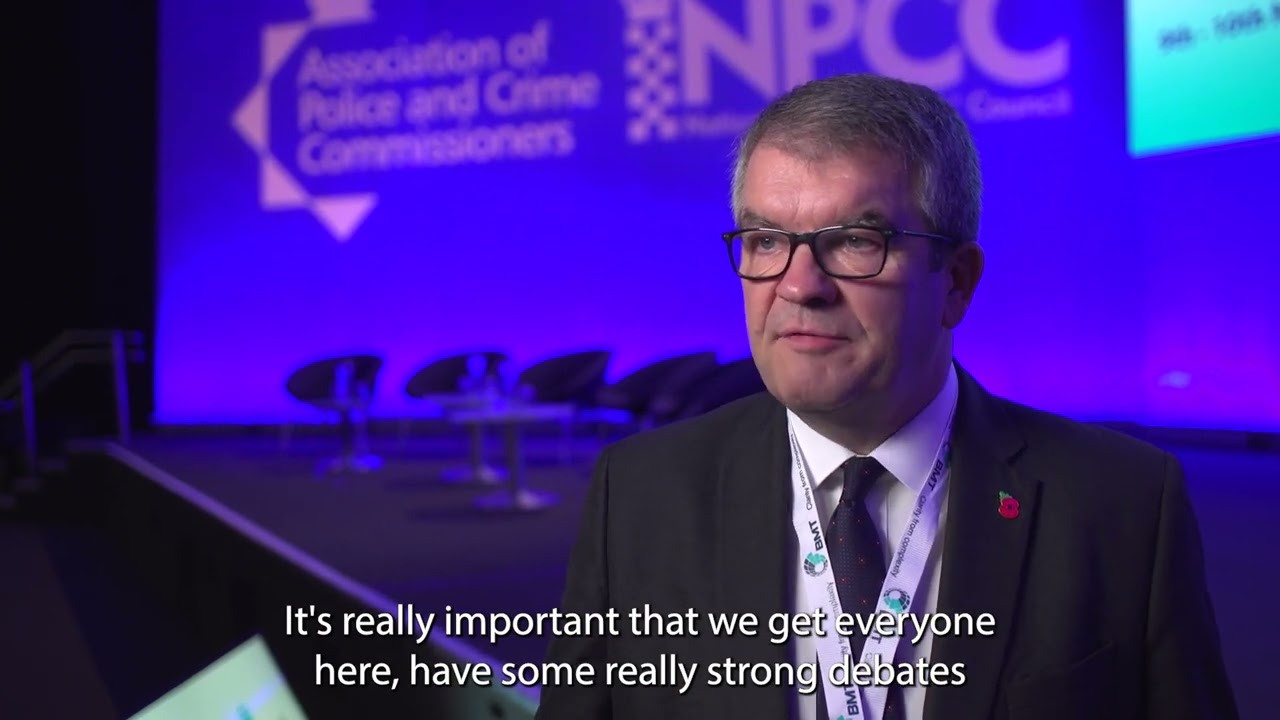 NPCC Chair Martin Hewitt QPM speaking about the last year in policing.