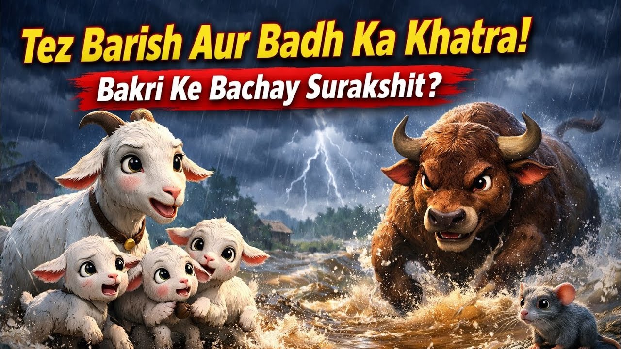 Tez Barish Aur Badh Ka Khatra #storytime #shortsfeed #trending #motivation