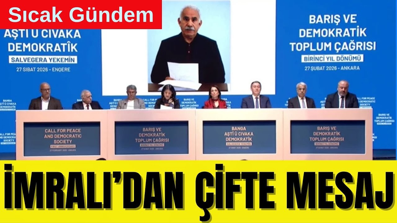 🔴 İMRALI’DAN ÇİFTE MESAJ: ANKARA VE KANDİL NE YAPACAK?
