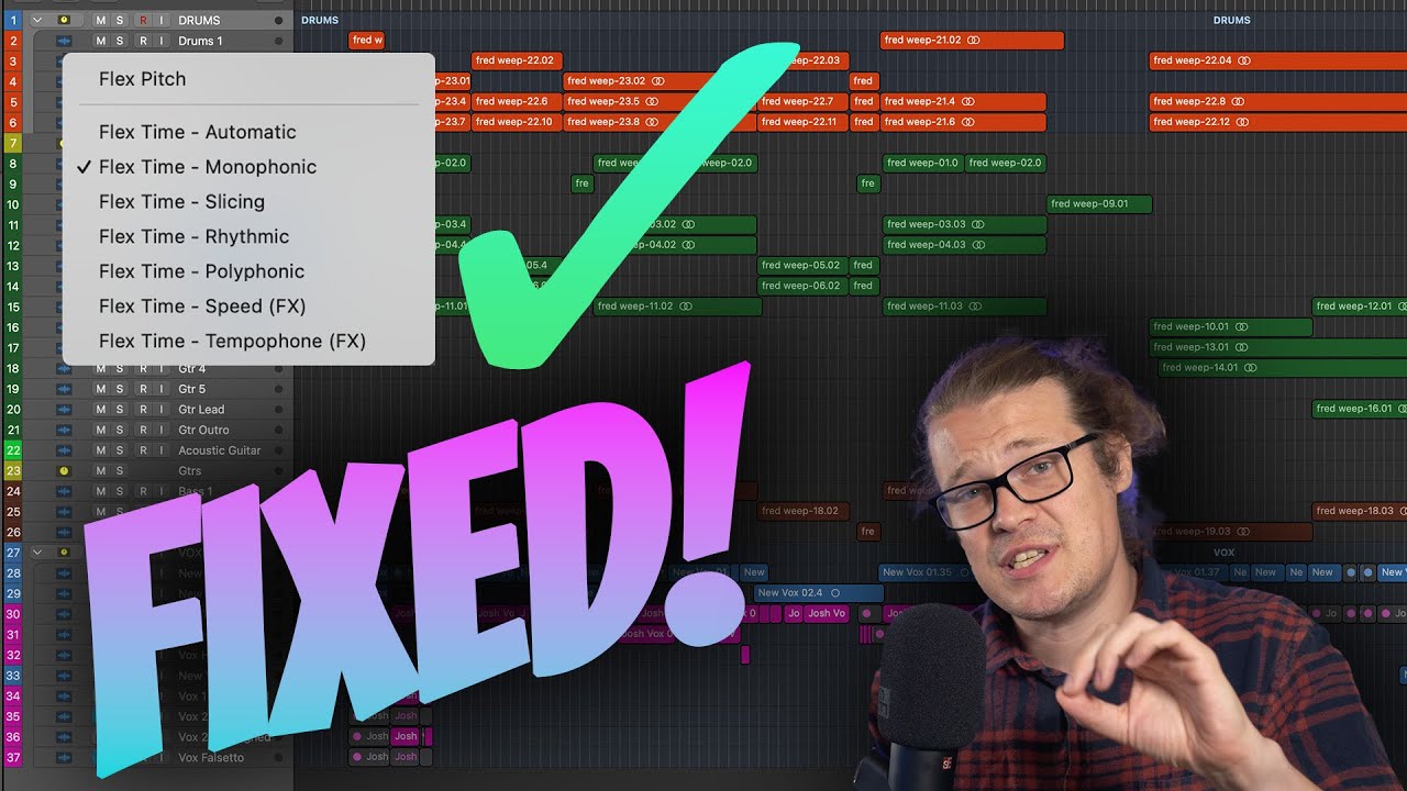 Logic Pro X - проблема с темпом Flex Time ИСПРАВЛЕНА!