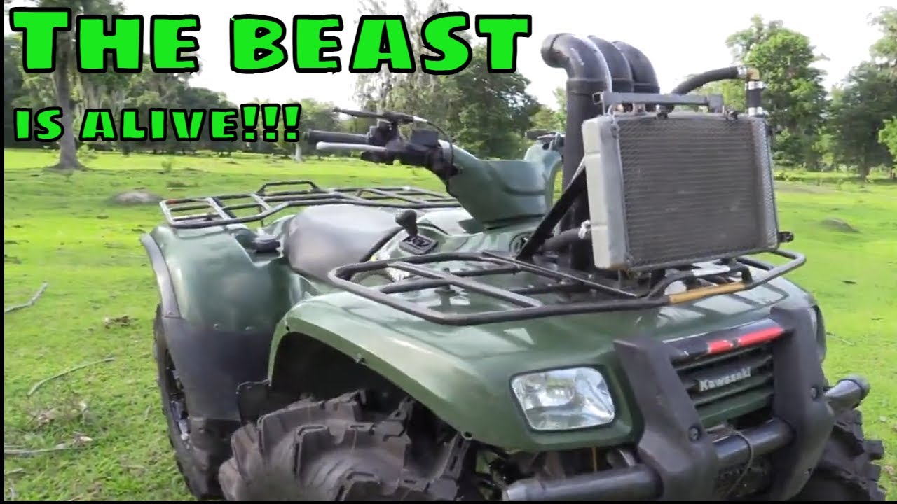 Kawasaki Prairie 700 build ( part 2)....Super clean!!