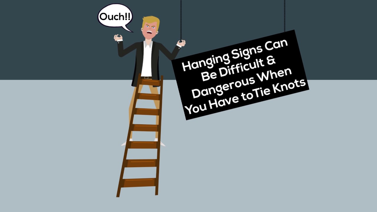 LoopLine™: The Answer To Hanging Level Signs with Ease