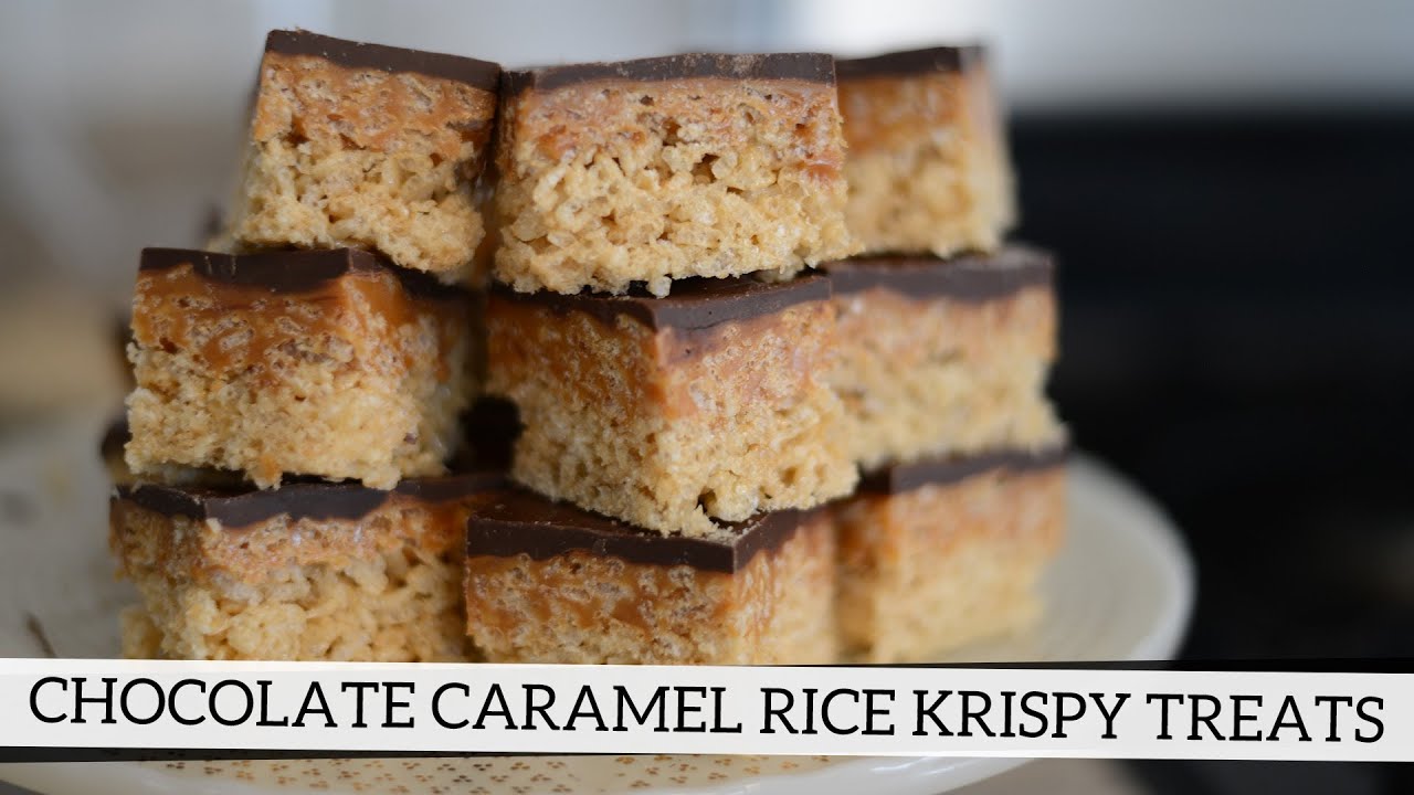 Chocolate Caramel Rice Krispy Treats