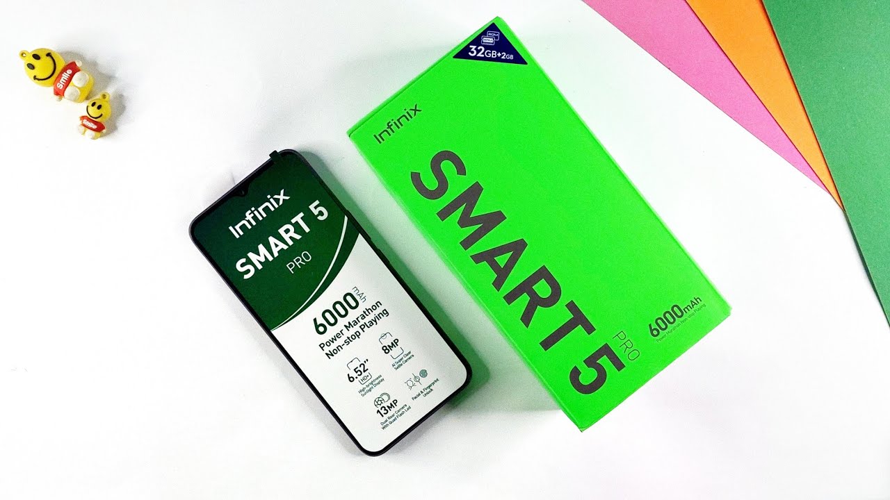 Infinix Smart 5 Pro Unboxing & First Look | Hands On, Design, Setup, Camera Test, Finger Test