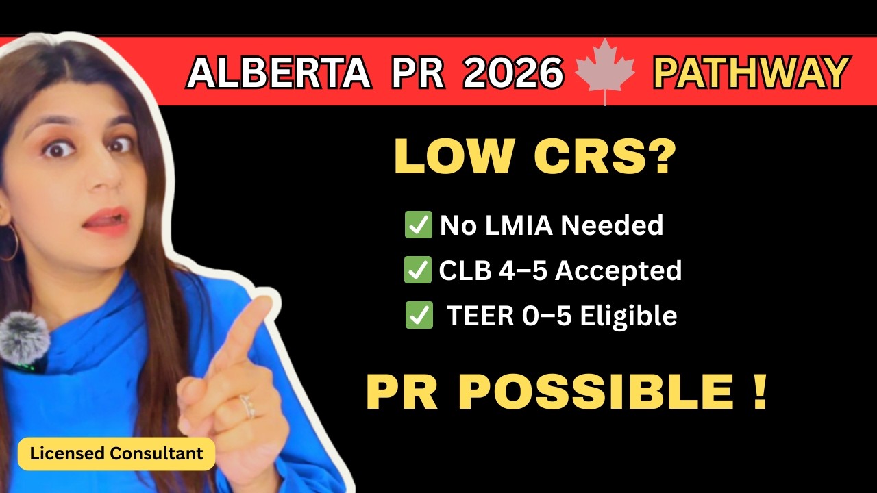 Alberta PR 2026 | Low CRS? No LMIA Needed | Alberta Opportunity Stream Explained