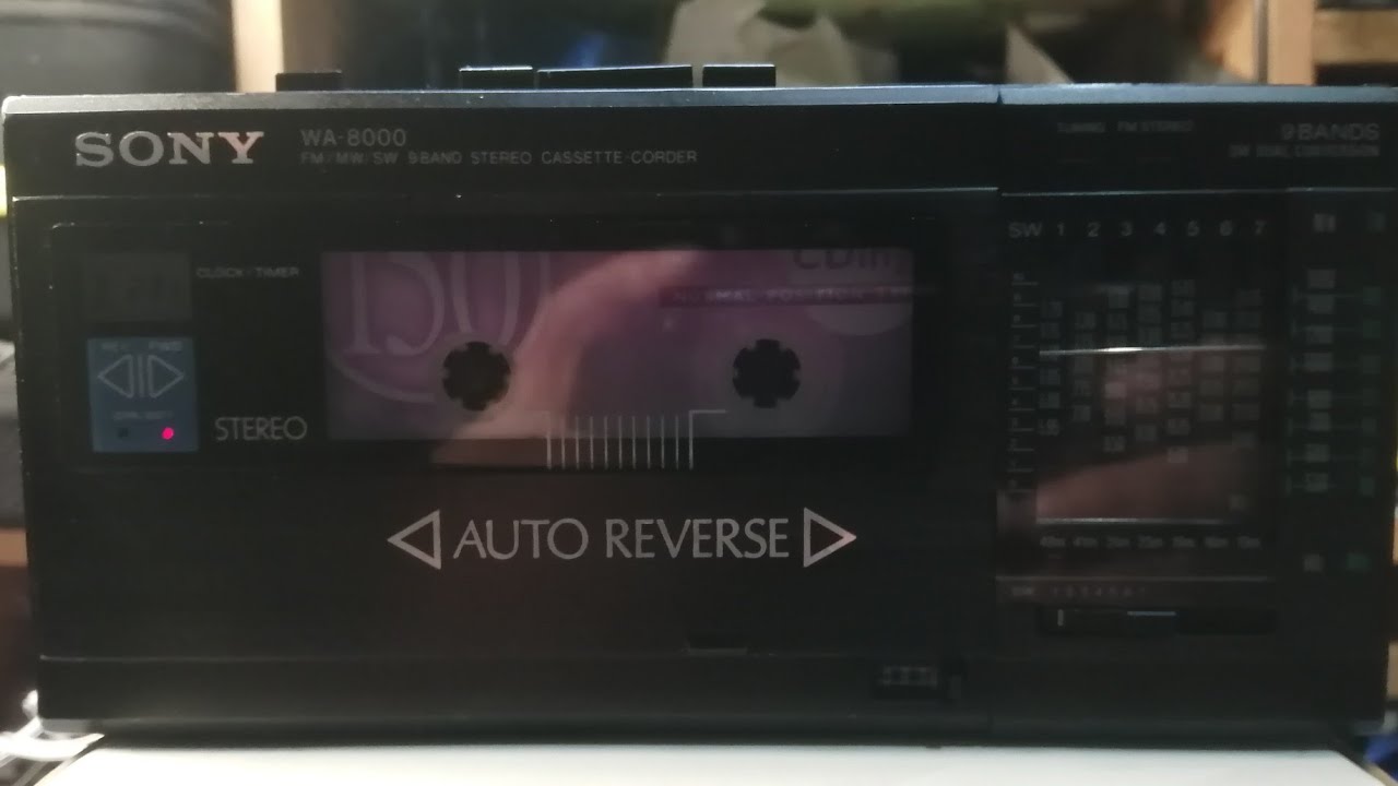 Sony wa-8000 (минимагнитола после ремонта)