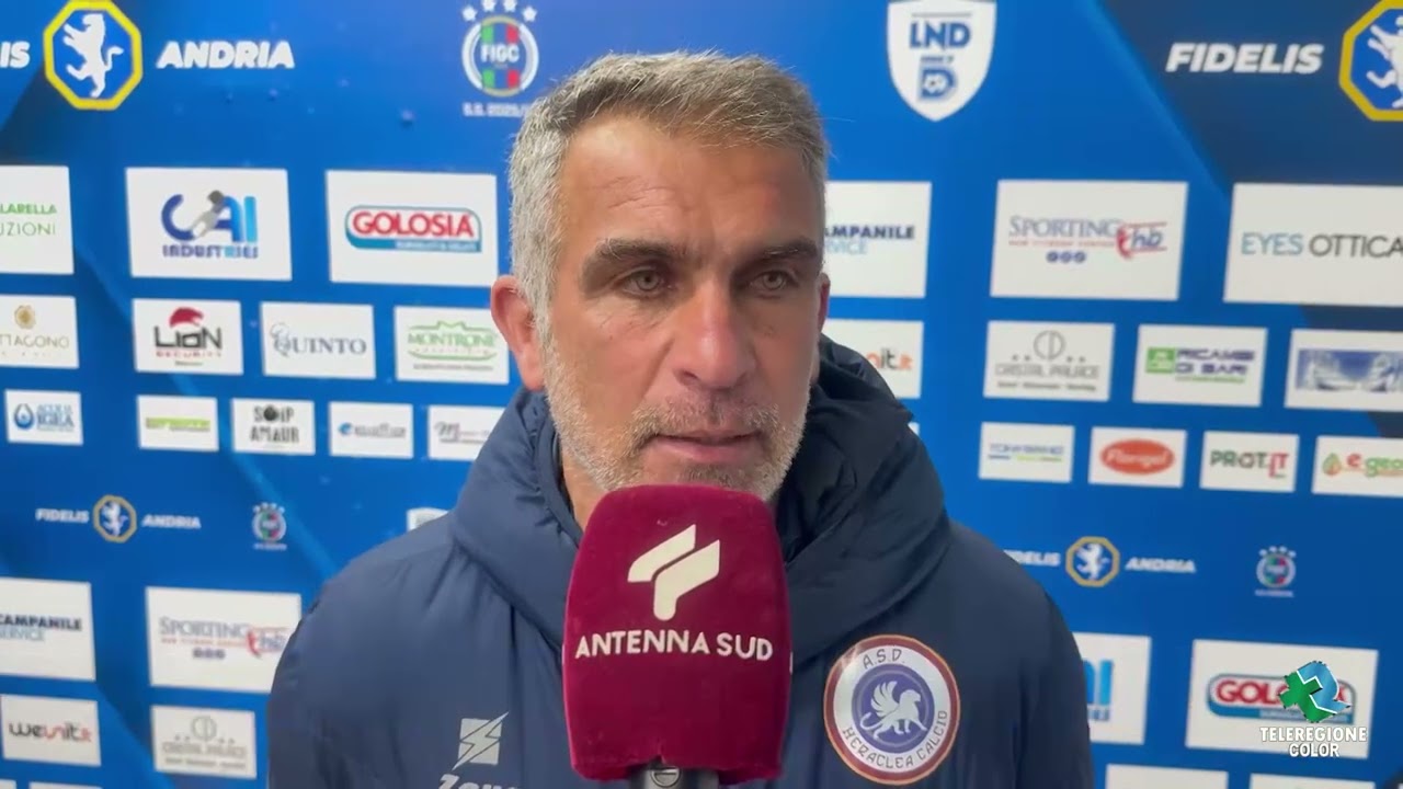 17 MARZO 2026 SERIE D - L'HERACLEA SCIVOLA IN ZONA PLAY OUT MA MONTANARO CREDE NELLA SALVEZZA