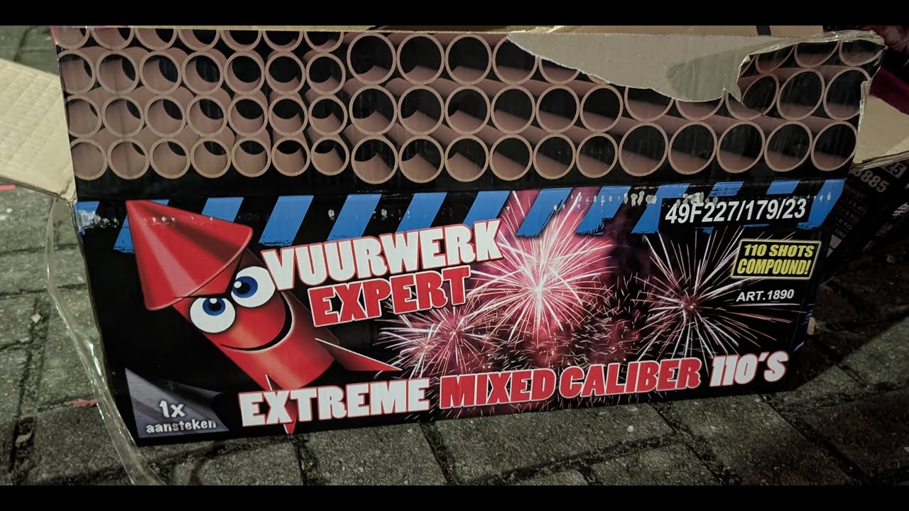 Extreme Mixed Caliber 110 sh - Broekhoff Vuurwerk - Oud en Nieuw 2025/2026
