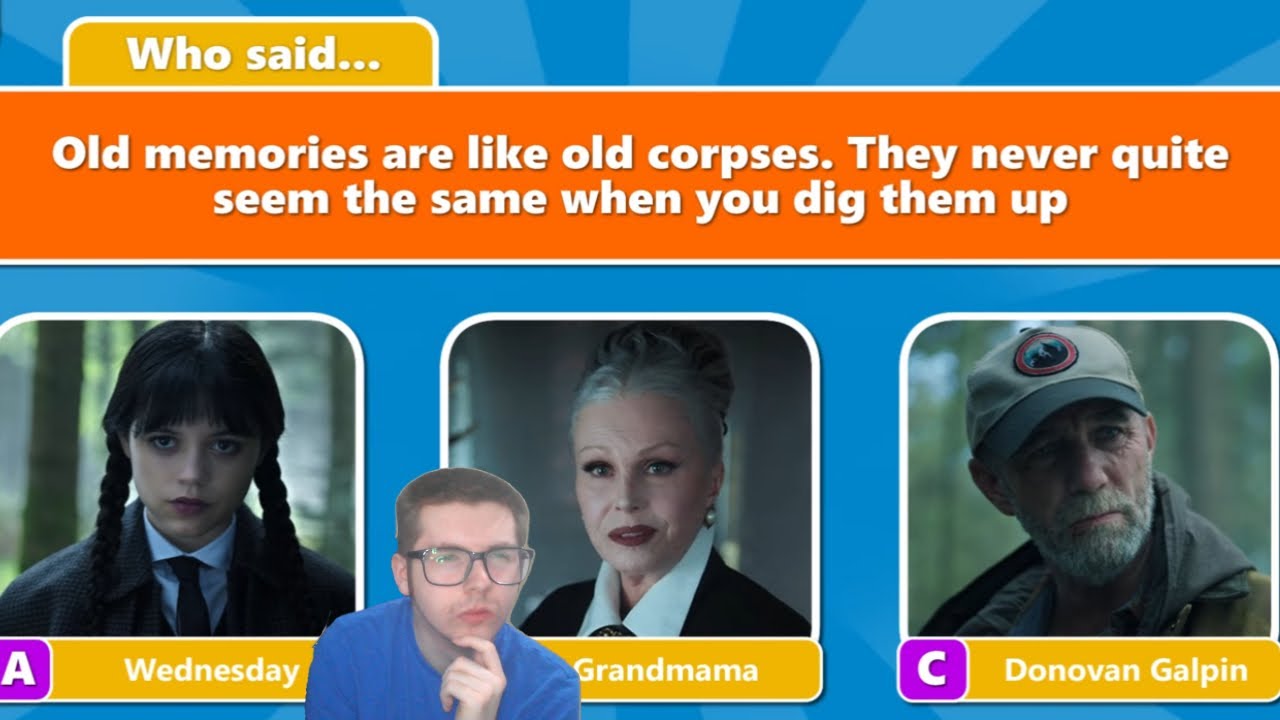Can I Guess Which Wednesday Character Said The Line?