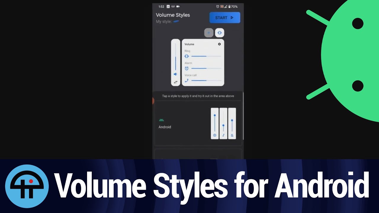 Volume Styles for Android