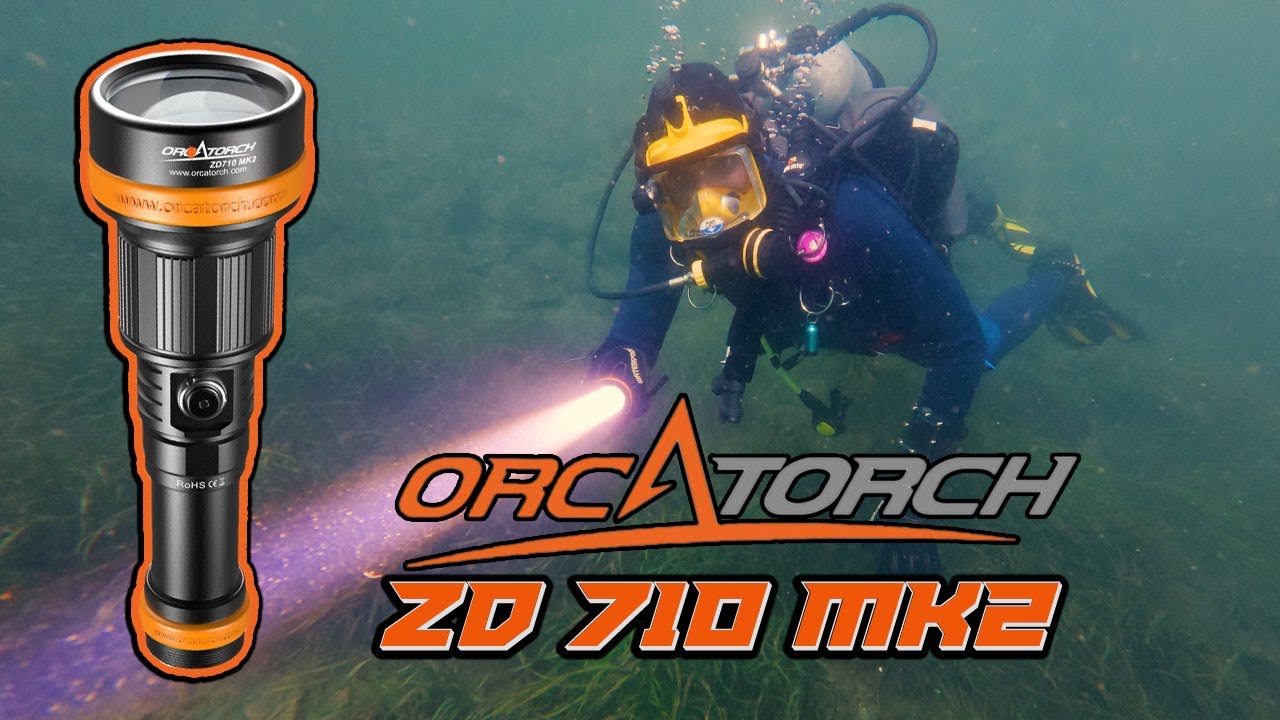 OrcaTorch ZD710 MK2 Diving Lamp Review