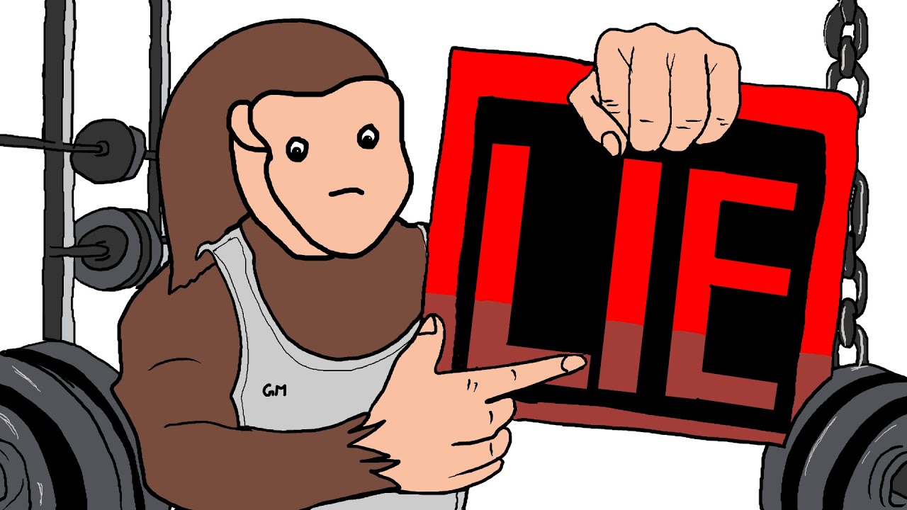The Gym Lie No One Talks About😱 #animation #gymmonkey