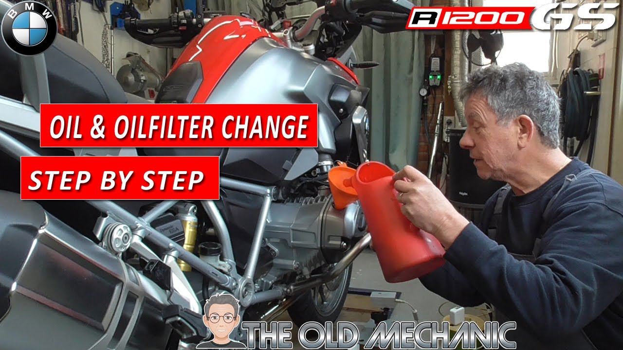 BMW R1200GS  How To Do Motorcycle Maintenance Yourself: A Step-By-Step Guide  OIL & OILFILTER CHANGE