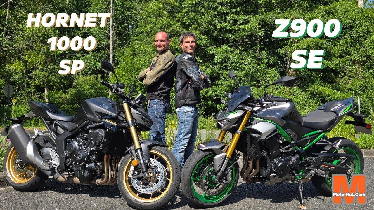 Hornet 1000 SP Vs Z900 SE : le match roadsters 2025