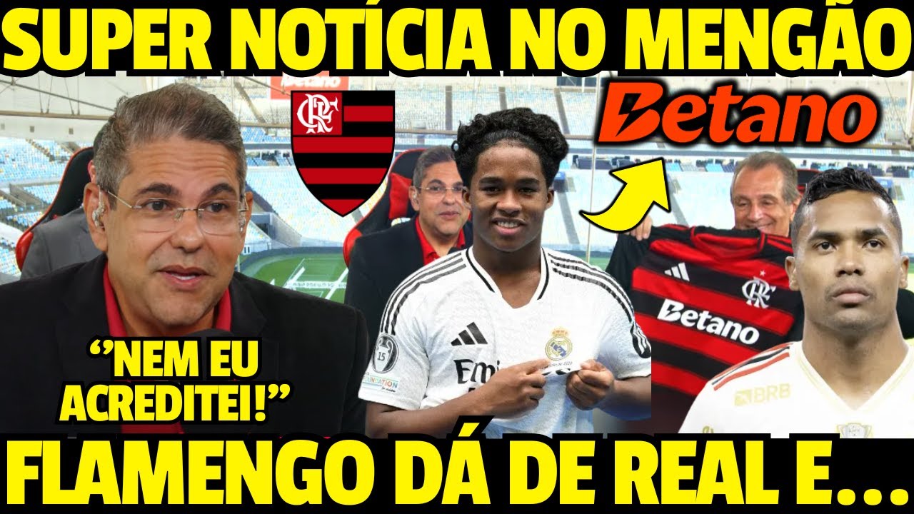 SUPER NOTÍCIA NO MENGÃO! FLAMENGO DÁ DE REAL MADRID NA AMÉRICA COM A BETANO FINANCIANDO! INTER X FLA