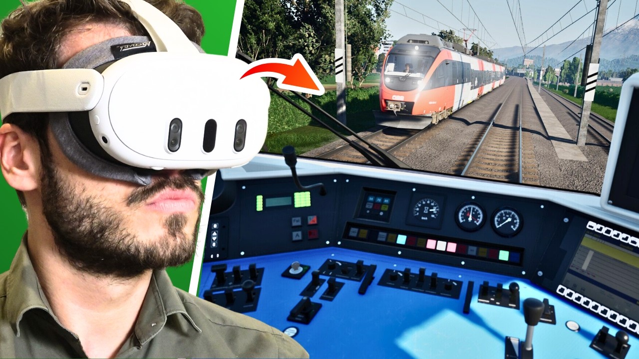 Virtual Reality Works! Train Sim World 5!