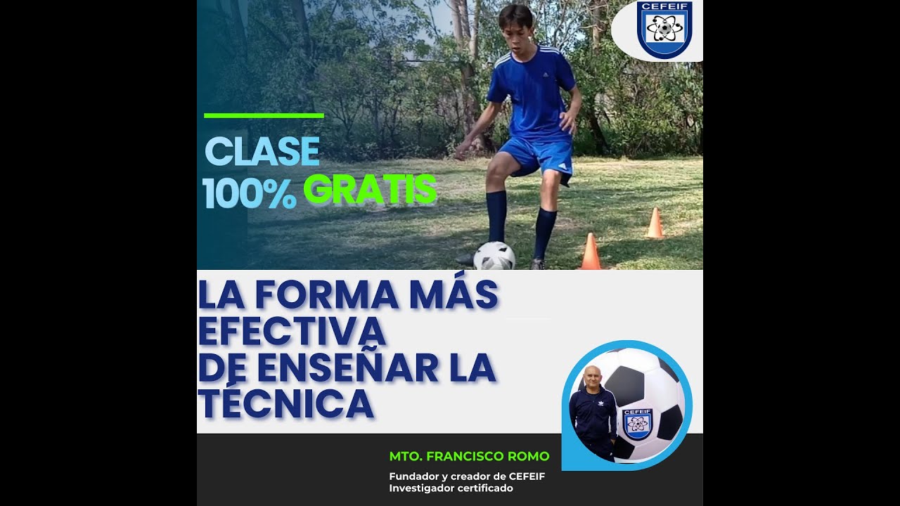 MASTERCLASS: Biomecánica y Técnica Aplicada al Fútbol
